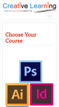 Mobile Screenshot of learn-creative.com