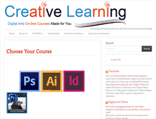 Tablet Screenshot of learn-creative.com